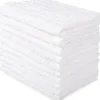 MAKIAN Mulltuch 10-er Pack 35 x 50 cm, Weiss
