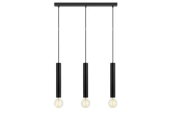 Markslöjd Pendelleuchte Sencillo, 3 x E27, max. 40W, Schwarz