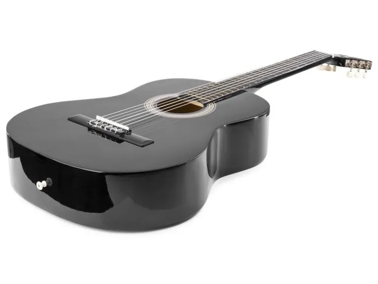 MAX Akustikgitarre SoloArt Set Schwarz