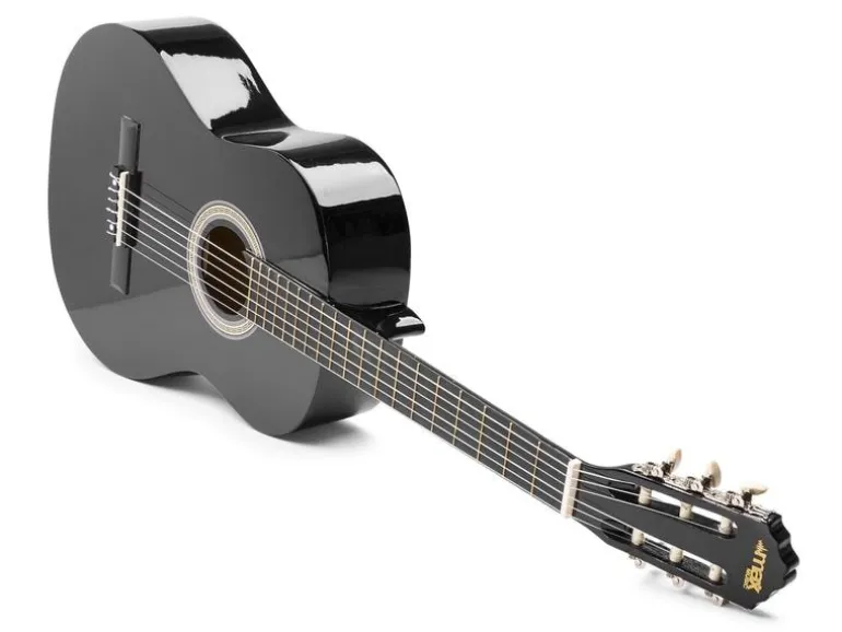MAX Akustikgitarre SoloArt Set Schwarz