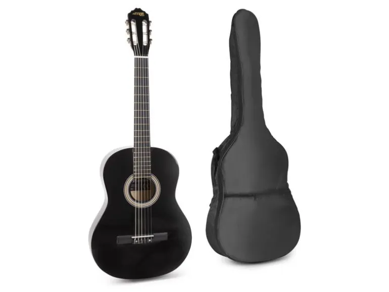 MAX Akustikgitarre SoloArt Set Schwarz