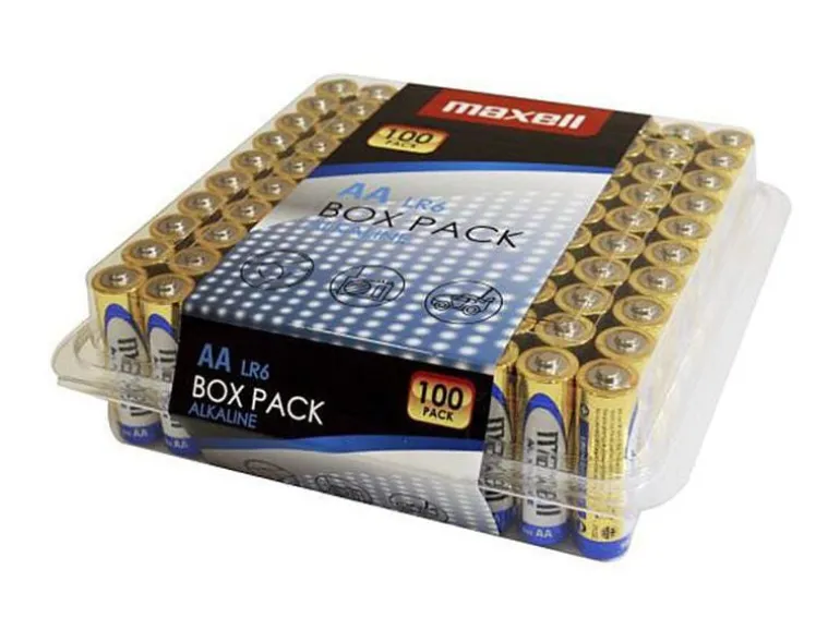 Maxell Batterie Alkaline AA , 100 Stück