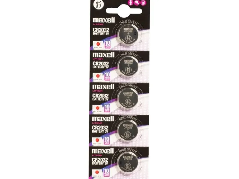 Maxell Knopfzelle CR2032 , 5 Stück