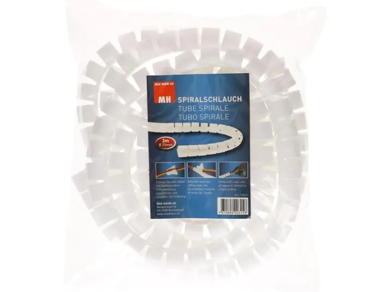 Max Hauri Kabelbox mit Steckerleiste 9x T13 Weiss