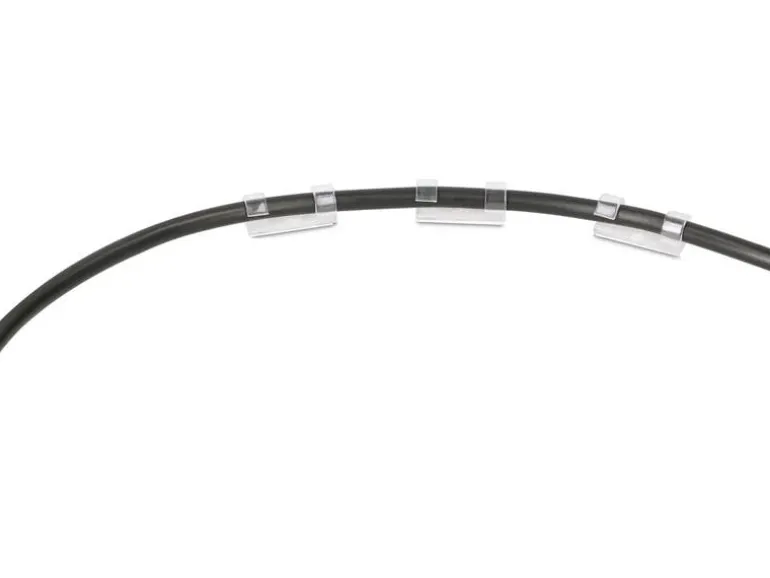 Max Hauri Kabel-Clip Set 8 mm, transparent, 18 Stück