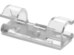 Max Hauri Kabel-Clip Set 8 mm, transparent, 18 Stück