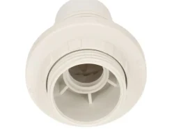 Max Hauri Lampenfassung E14 Randmantel weiss, M10 x 1