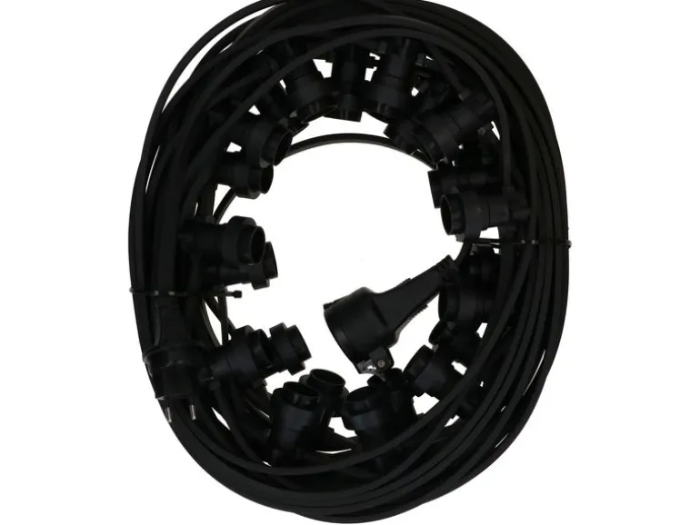 Max Hauri Lichterkette outdoor 25x E27 ILLU5 x 13 L=26.5m Typ 11 IP55
