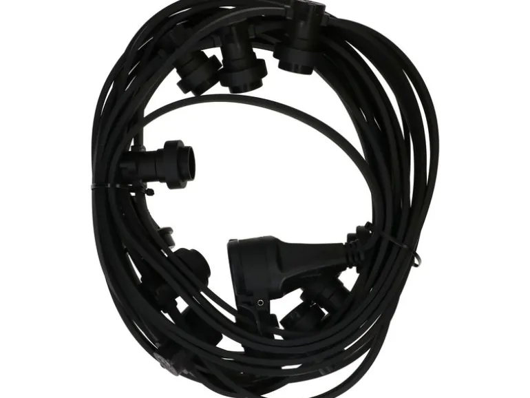 Max Hauri Lichterkette outdoor 10x E27 ILLU5 x 13 L=11.5m Typ 11 IP55