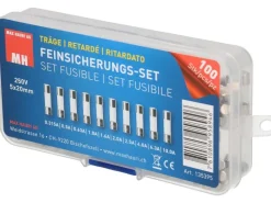 Max Hauri Schmelzsicherung Set 5 x 20 mm Träge, 100 Stück
