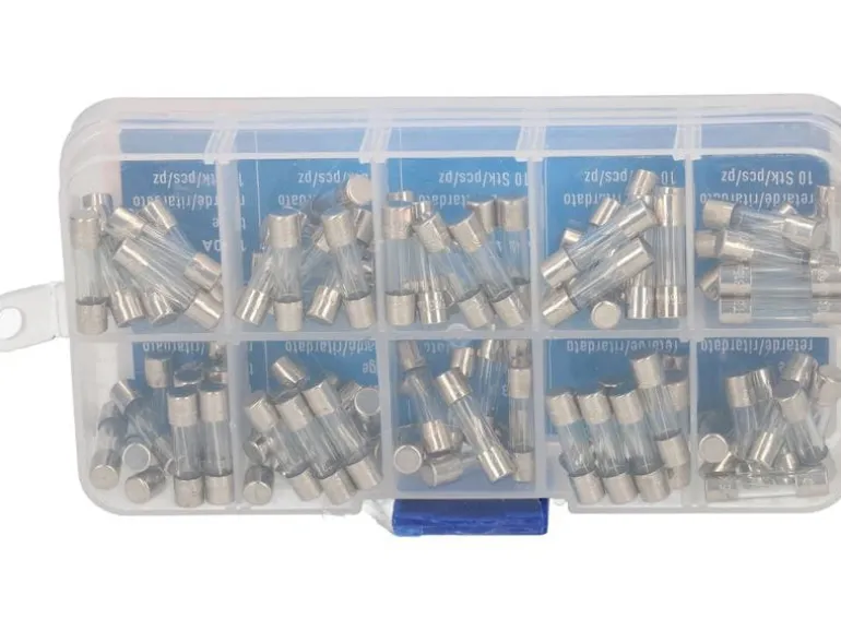 Max Hauri Schmelzsicherung Set 5 x 20 mm Träge, 100 Stück