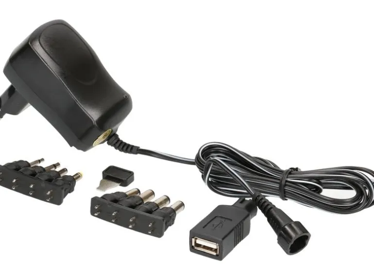 Max Hauri Steckernetzteil Universal 10 W, 3 - 12 V, 600 mA
