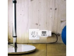 Max Hauri Zeitschaltuhr digital Multifunktion Clip-Clap, Weiss