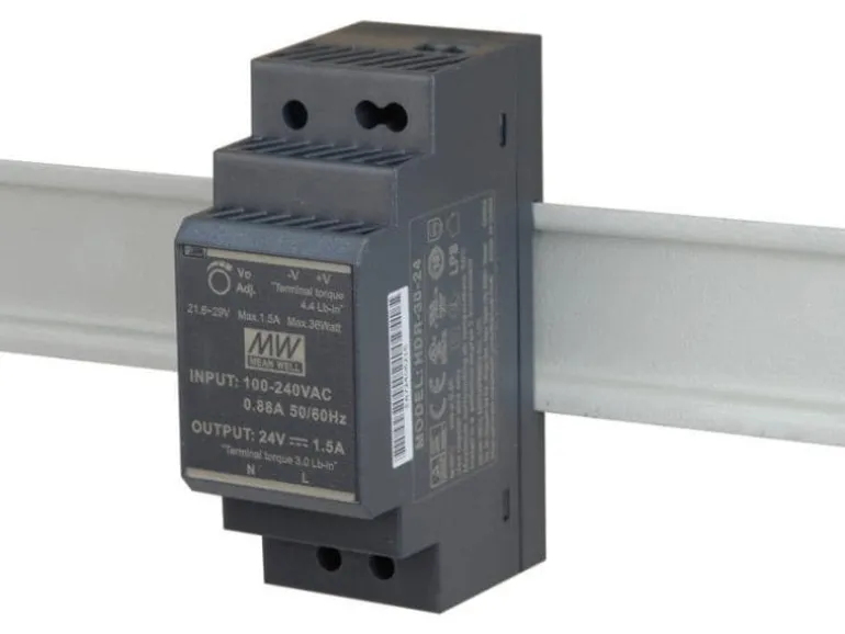 MeanWell DIN-Schienennetzgerät 36 W, 24 V