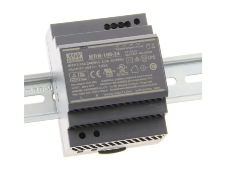 MeanWell DIN-Schienennetzgerät 92 W, 24 V