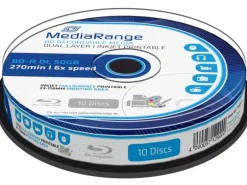 MediaRange BD-R 50 GB, Spindel (10 Stück)