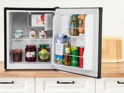 Medion Kühlschrank MD 37724 Grau, Wechselbar, Rechts