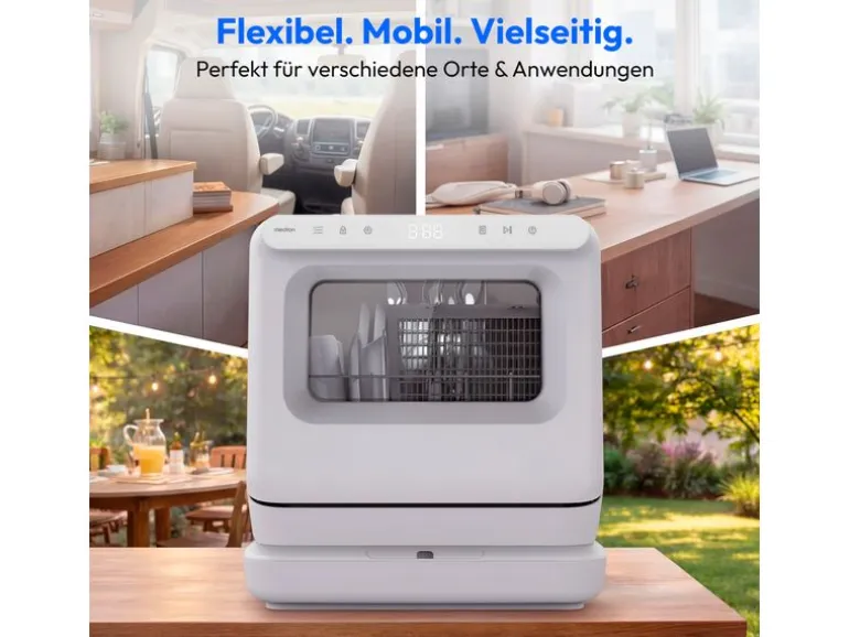 Medion LIFE Mini-Geschirrspüler DWT30 Weiss