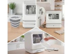 Medion LIFE Mini-Geschirrspüler DWT30 Weiss