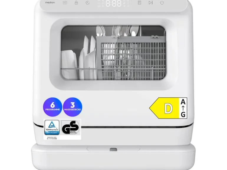 Medion LIFE Mini-Geschirrspüler DWT30 Weiss