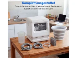 Medion LIFE Mini-Geschirrspüler DWT30 Weiss