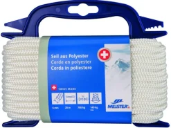 Meister Polyesterseil Ø 6 mm, 20 m, 700 kg, Weiss