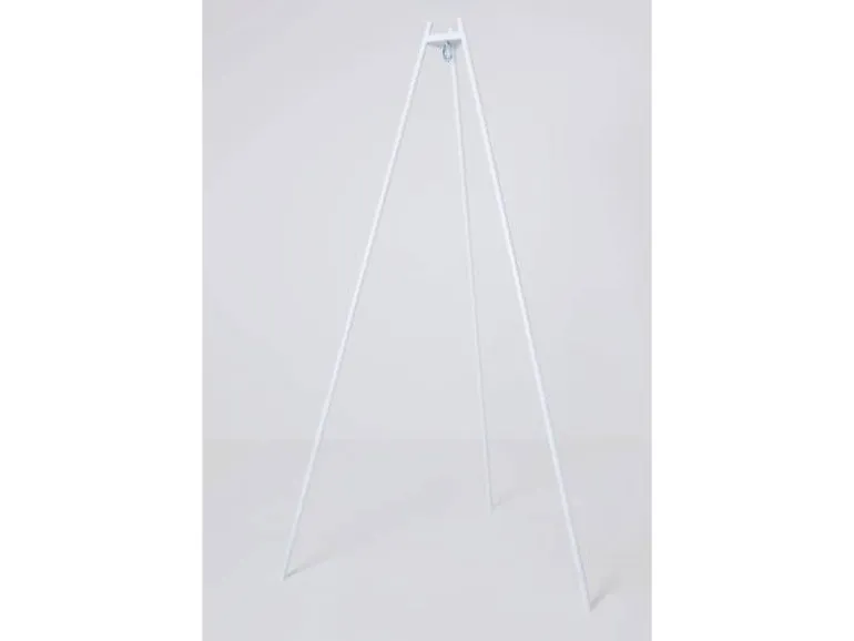 Membantu Babyhängematte Set Premium mit Ständer Weiss/Natur