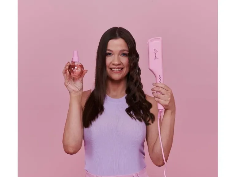 Mermade Welleneisen Double Waver Pink