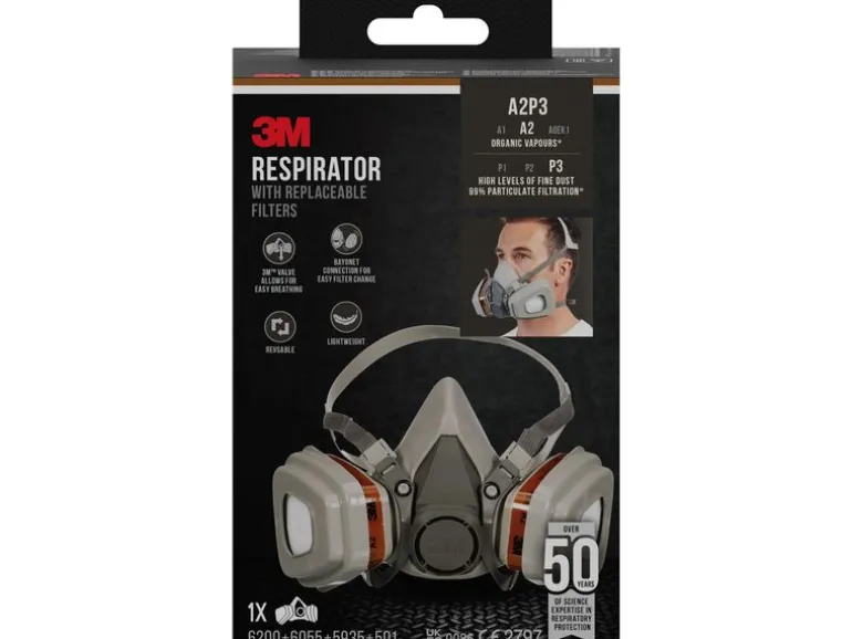 3M Farbspritzmaske A2P3 6002PRO