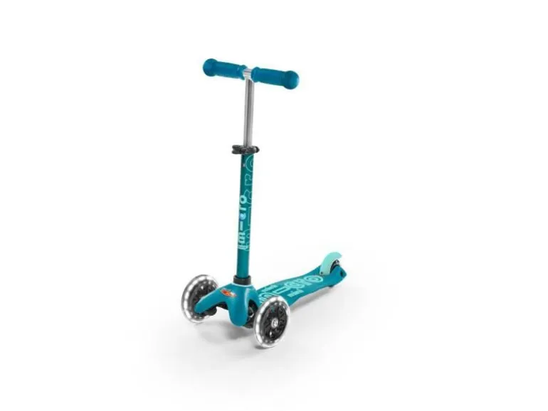 Micro Mobility Kickboard Mini Micro Deluxe Aqua (LED)