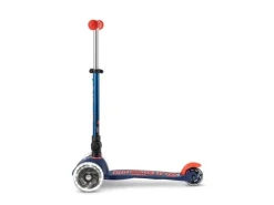 Micro Mobility Kickboard Mini Micro Deluxe Foldable LED Navy Blue