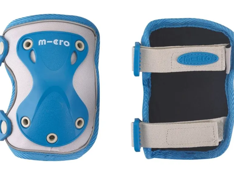 Micro Mobility Knee/Elbow Pad reflective Blau, S