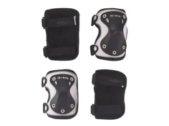 Micro Mobility Micro Knie-/ Ellbogenschoner reflektiv Schwarz S