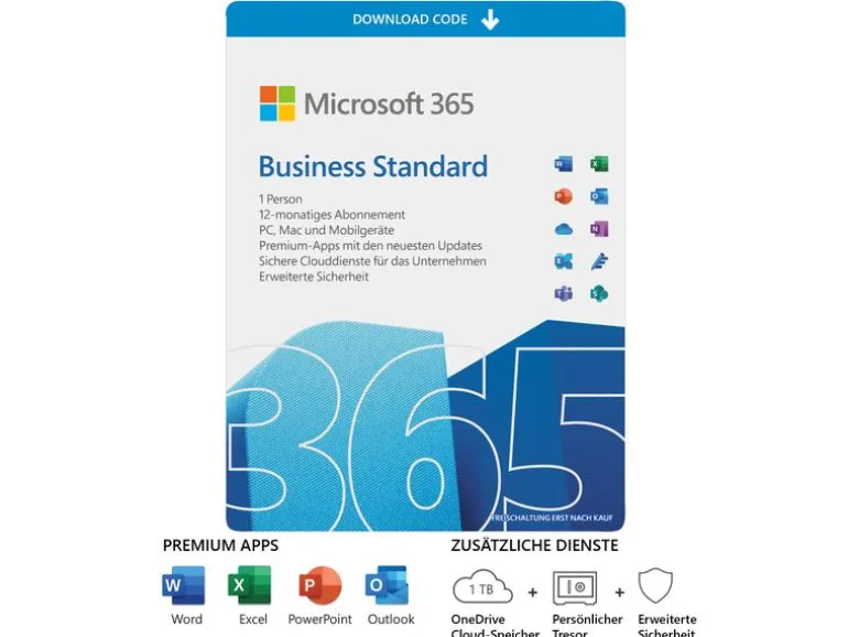 Microsoft 365 Business Standard ESD, 1 User