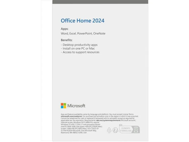 Microsoft Office Home 2024 Vollversion, Englisch