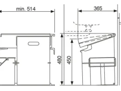 Müllex Abfalleimer COMPO 35/5