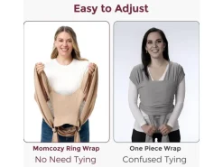 momcozy Babytragetuch LBR Braun