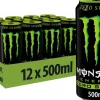 Monster Energy Drink Energy Zero Sugar 12 x 0.5 l