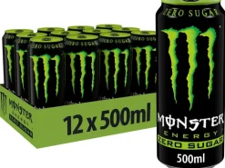 Monster Energy Drink Energy Zero Sugar 12 x 0.5 l