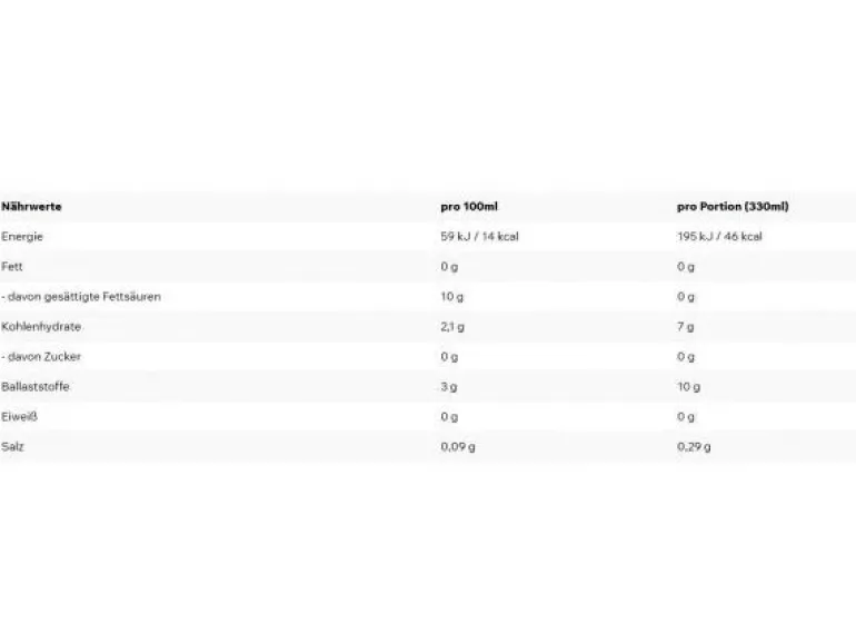 More Nutrition Fizi Ballaststoffreich, Zitrone-Limette-Geschmack