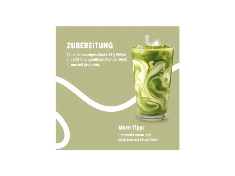 More Nutrition Protein Iced Matcha Latte Matcha 500 g