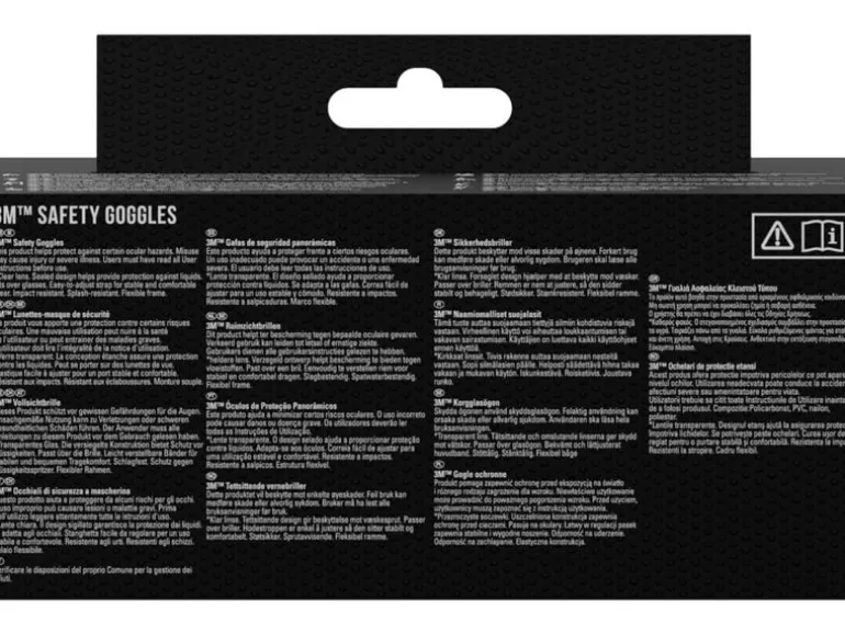 3M Schutzbrille Vollsicht transparent
