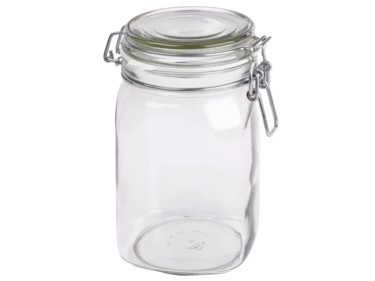 Mäser Einmachglas mit Deckel 1.05 Liter 1050 ml, 6 Stück