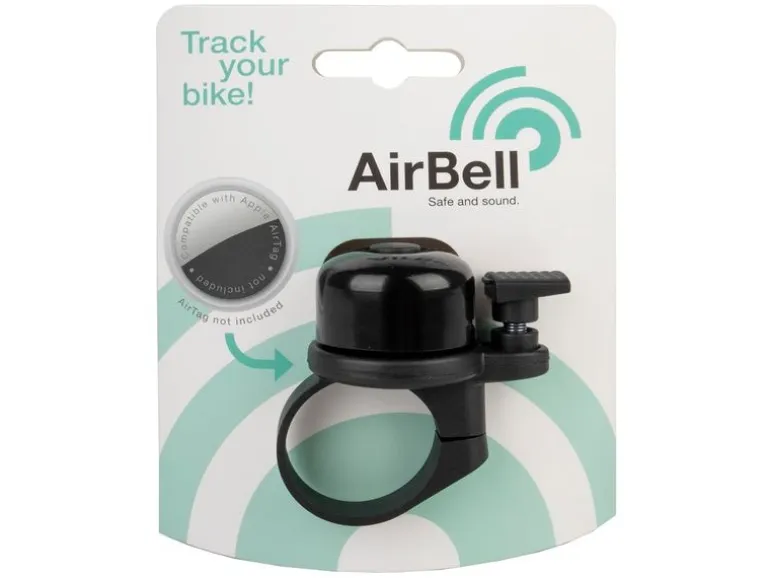 M-Wave Fahrradklingel AirBell mit AirTag Halter