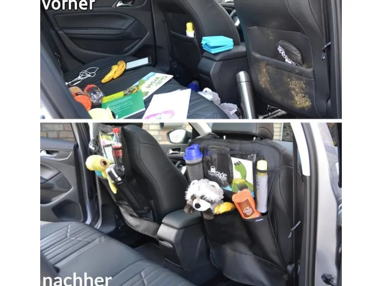 MyHappyRide Rückenlehnenschutz Trittmatte Autositz Schoner