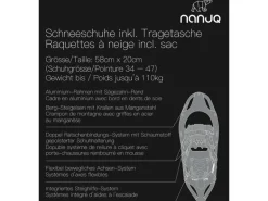 Nanuq Schneeschuh Deepsnow Schwarz/Blau