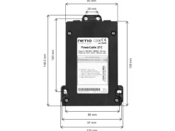 NETIO PDU PowerCable 2PZ 2x 230 V geschaltet