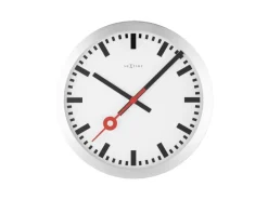 NeXtime Wanduhr Station Ø 35 cm Weiss