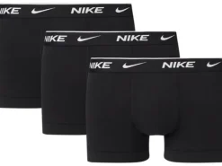 NIKE Boxershorts 3 Pack Trunk L, black