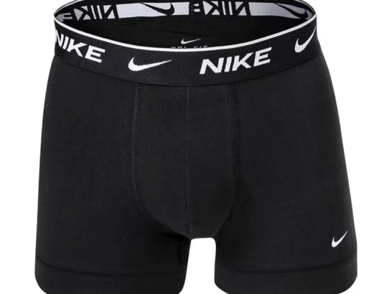 NIKE Boxershorts 3 Pack Trunk L, black